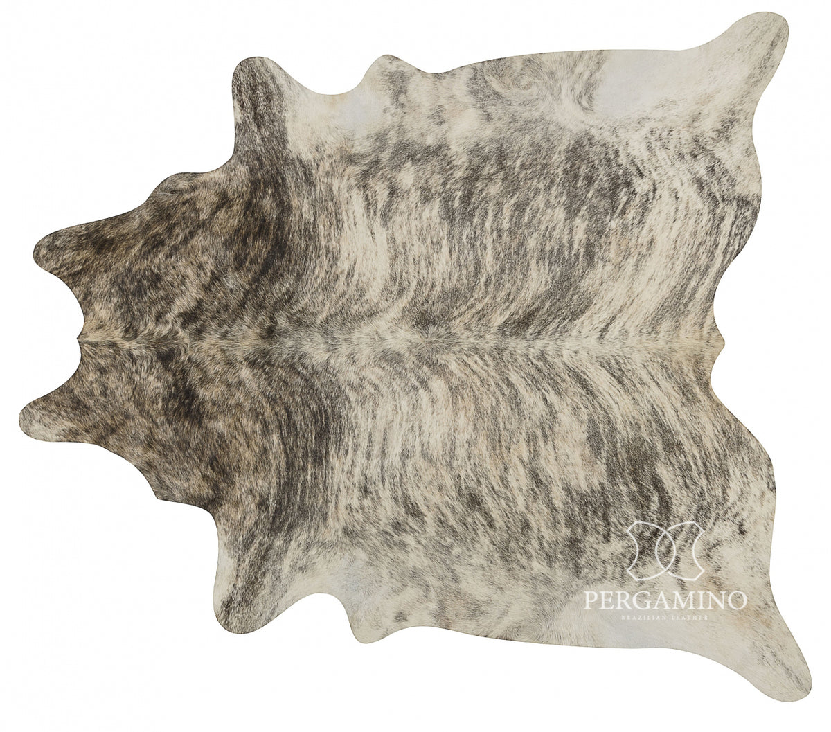 BRINDLE LIGHT BRAZILIAN COWHIDE RUG – Pergamino